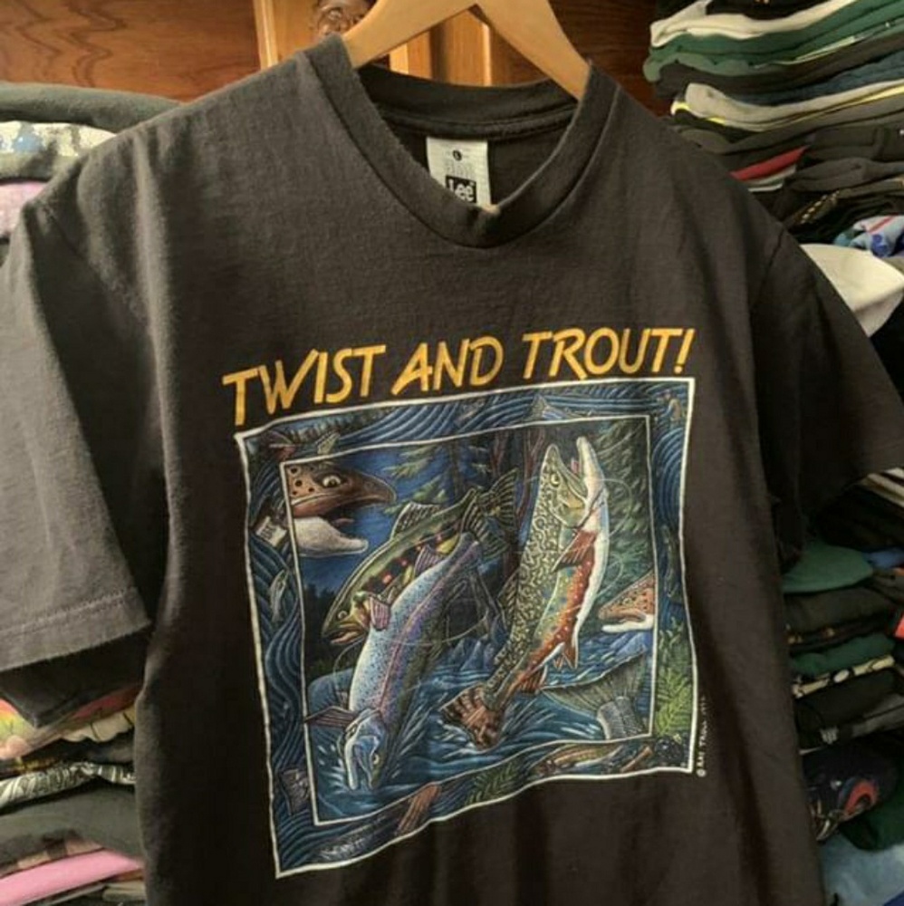 Made in USA Ray Troll Art T shirt